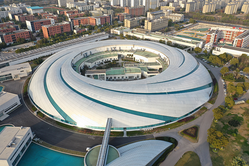 2019年3月12日，航拍上海光源項(xiàng)目。