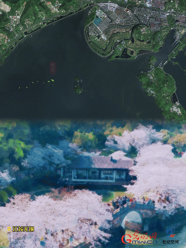 清明游玩賞花圖鑒來了！衛(wèi)星鏡頭帶你先睹為快